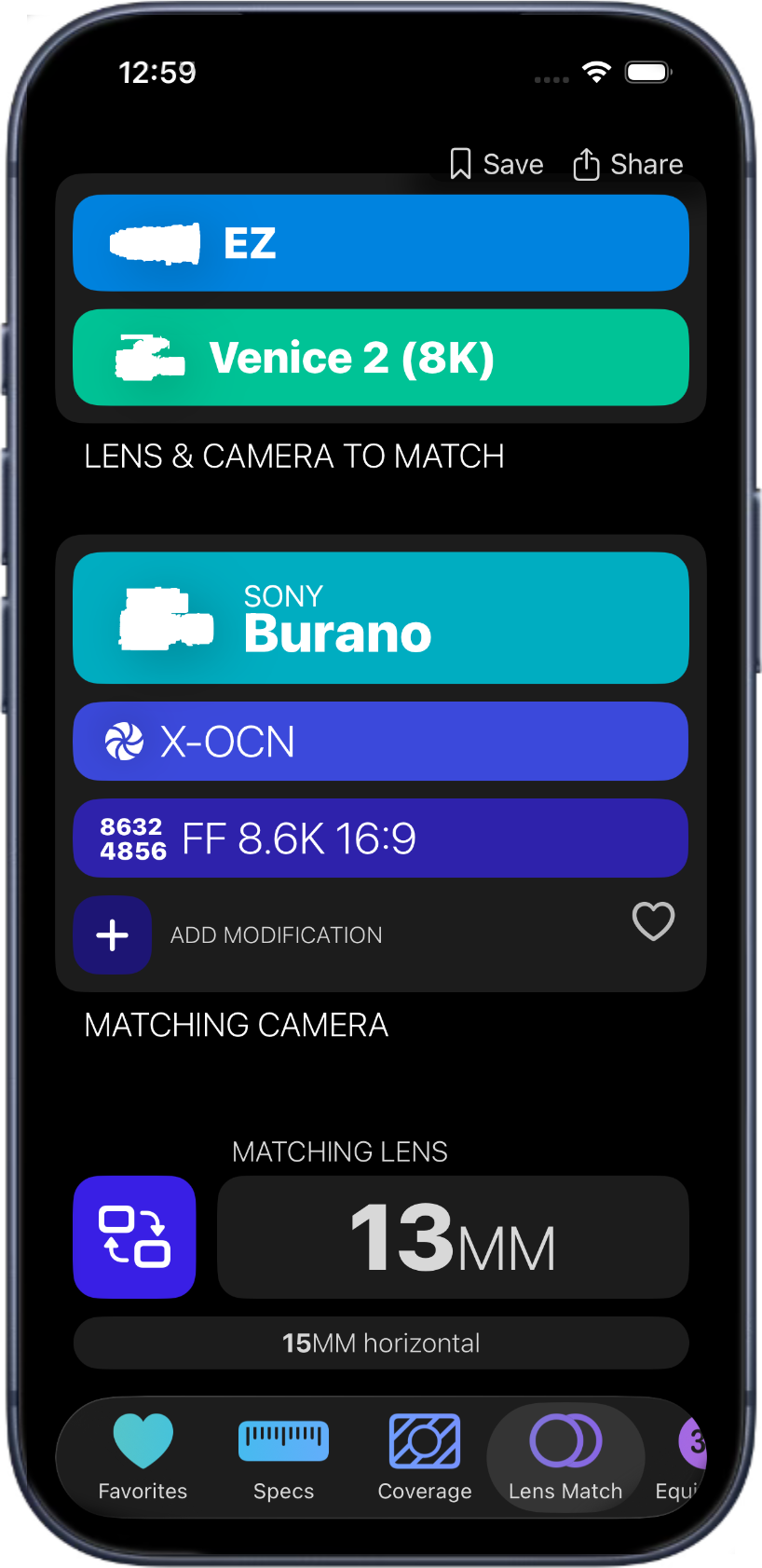 Lens match tools in LensKit